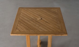 Стол из тика Capri уличный квадратный