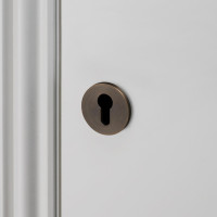 Личинка замка Euro Cylinder Escutcheon Plate Smoked Bronze (Комплект 2 шт.)