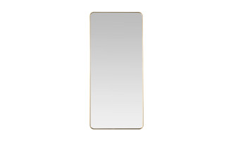 Зеркало прямоугольное Walker brass большое