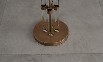 Торшер Hugo dark brass