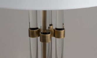 Торшер Hugo dark brass