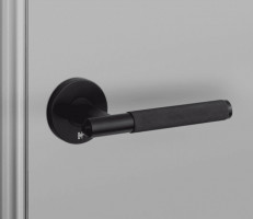Ручка дверная Lever handle Linear black (комплект 2 шт)