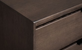 Комод JP Line 6.0 с 3 ящиками тёмный дуб