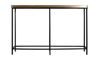 Стол-консоль Родстер antic brass+shagreen