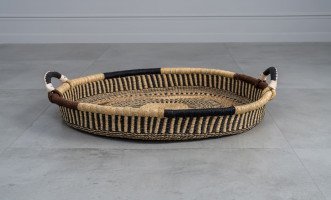 Декоративное блюдо большое Weave Avoore