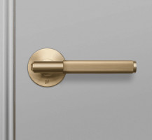 Ручка дверная Lever handle Linear brass (комплект 2 шт)