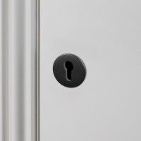 Личинка замка Euro Cylinder Escutcheon Plate Black (Комплект 2 шт.)