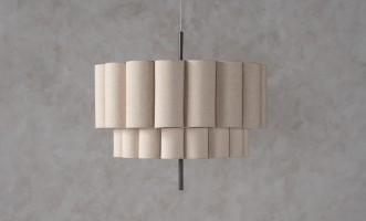 Потолочный светильник Celine D65 серый лен