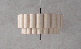 Потолочный светильник Celine D85 серый лен