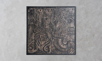 Постер Pattern black