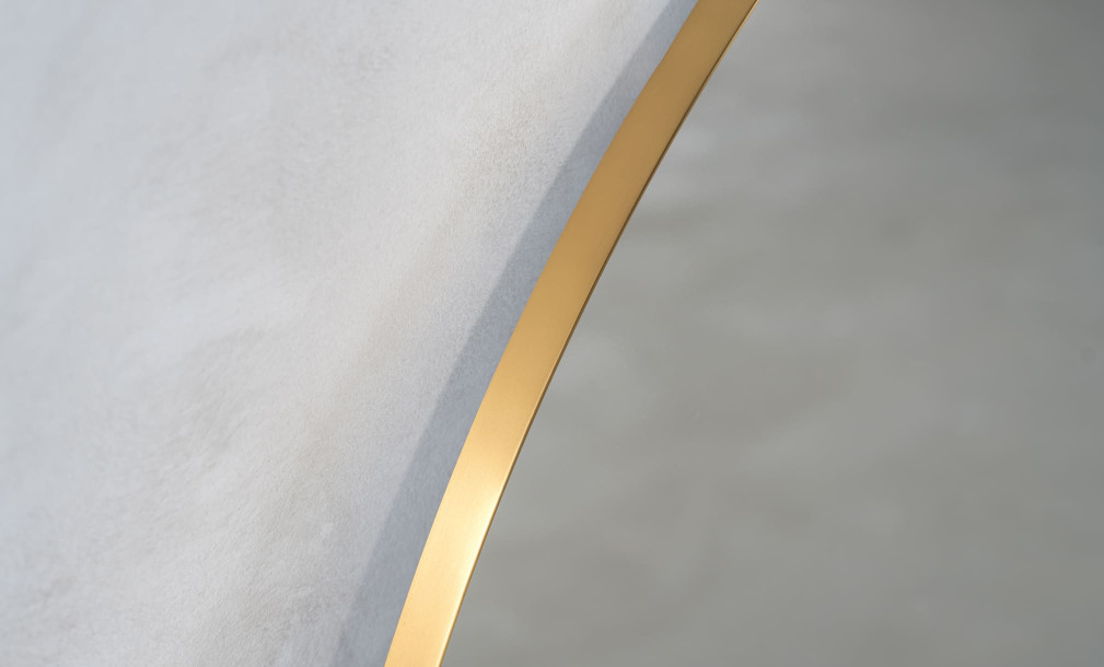 Зеркало круглое Stella brass