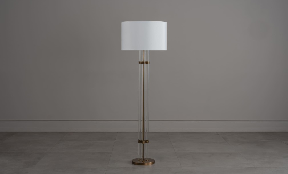 Торшер Hugo dark brass