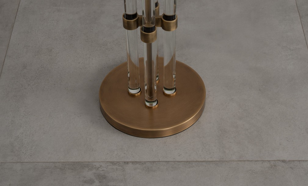 Торшер Hugo dark brass