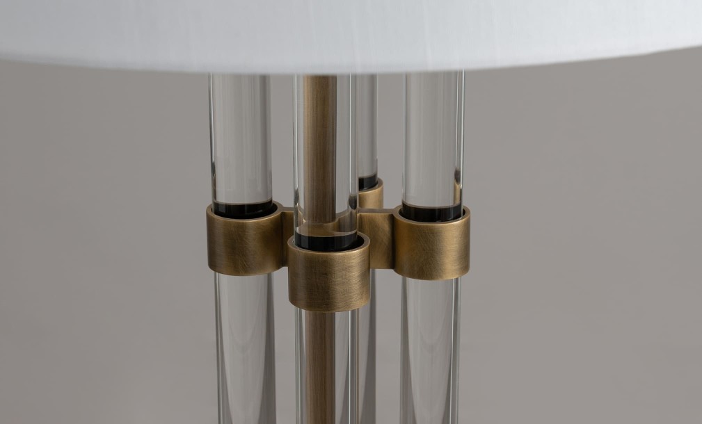 Торшер Hugo dark brass