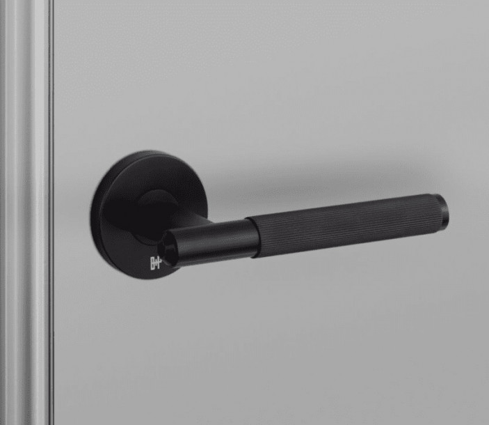 Ручка дверная Lever handle Linear black (комплект 2 шт)