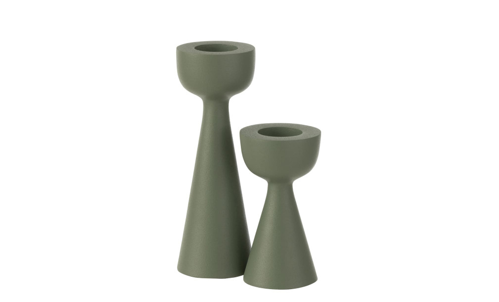 Подсвечник Cone green L