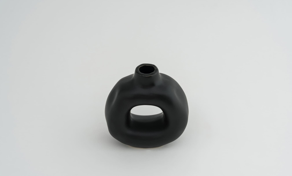 Подсвечник Donat черный