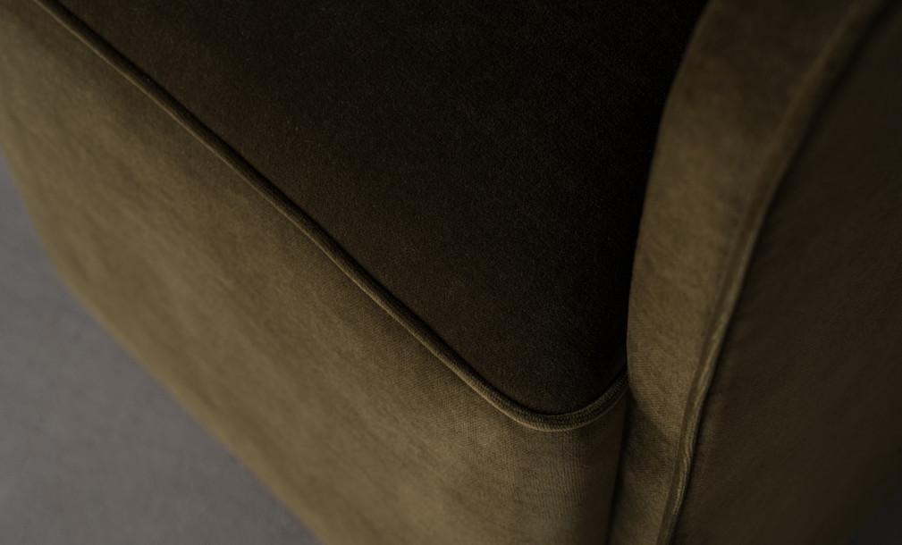 Кресло на колёсиках Альдо olive velvet