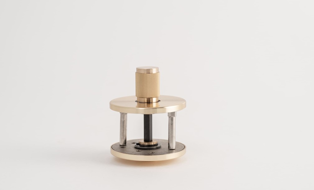 Дверная защёлка Contour Thumbturn lock Brass (пара)