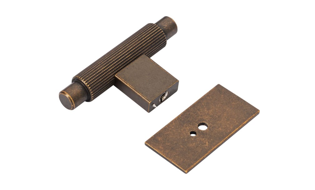 РУЧКА ARPA НА ПЛАТФОРМЕ T-KNOB RUSTIC BRASS