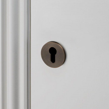 Личинка замка Euro Cylinder Escutcheon Plate Smoked Bronze (Комплект 2 шт.)