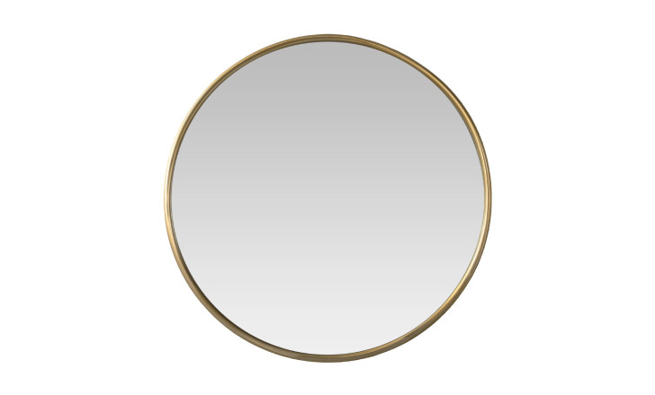 Зеркало круглое Walker brass малое