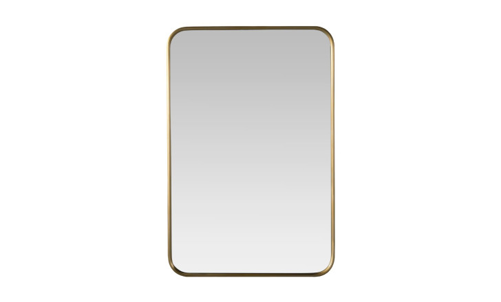 Зеркало прямоугольное Walker brass малое