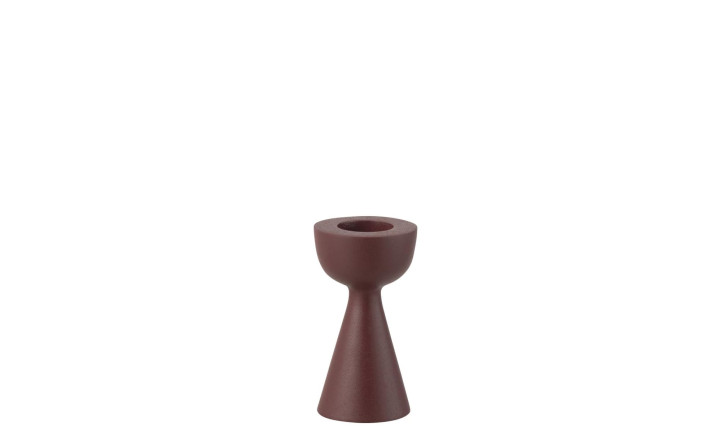 Подсвечник Cone maroon S